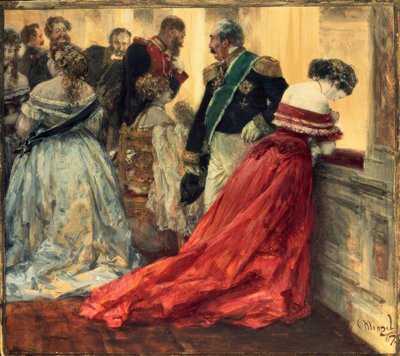 Ball Scene by Adolph Menzel